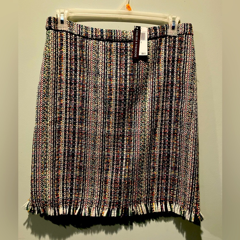Chelsea & Theodore- fringe at hem, lined